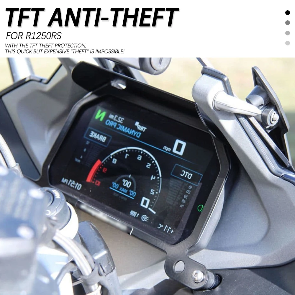 

Новая крышка рамы мотоциклетного измерителя R1250RS TFT Противоугонная защита для BMW R 1250 RS r1250rs r 1250 rs TFT Противоугонная защита из алюминия