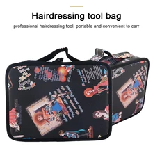 Профессиональные Большие парикмахерские инструменты сумка парикмахерские инструменты для укладки волос Машинка Для Стрижки гребень Ножницы Чехол сумка для хранения