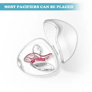 

4PCS PP Good Quality Safe Pacifier Box Nipple Container Storage Box for Toddler Baby Infant