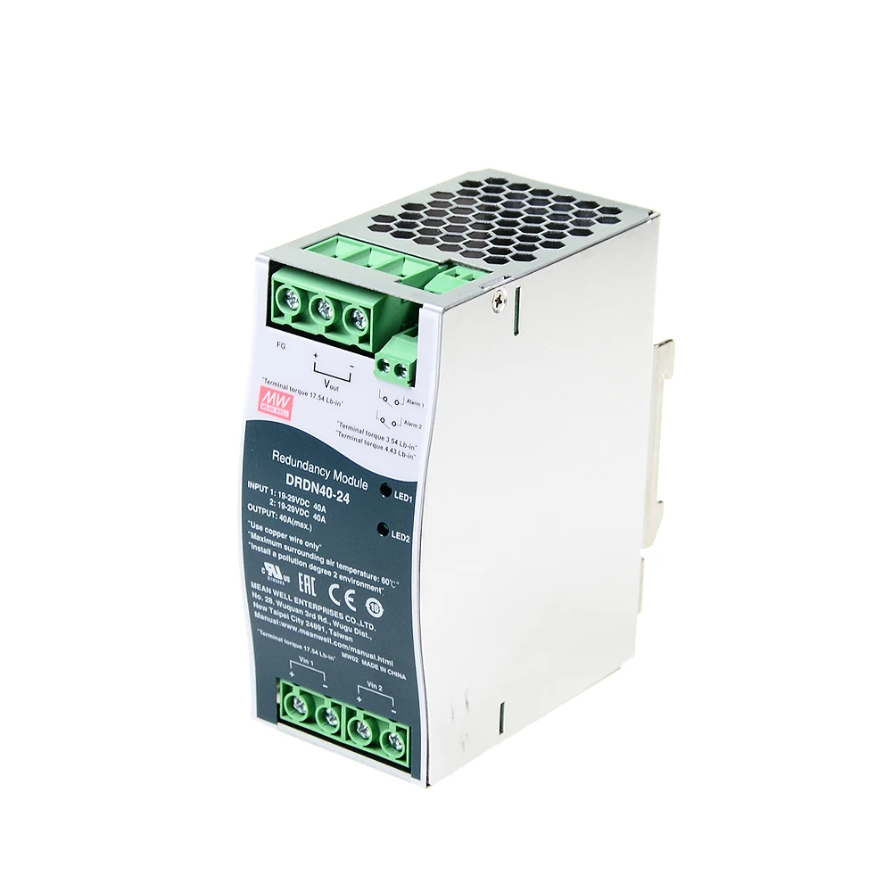 Mean Well DRDN40-24 meanwell 24V DC 40A din-рейка Тип модуль избыточности