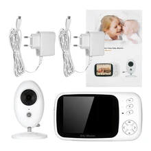 3,5 ''цветной ЖК-дисплей беспроводной цифровой видео-монитор для младенца 4 колыбельные инфракрасные ночного видения для кормления напоминание мониторинг температуры
