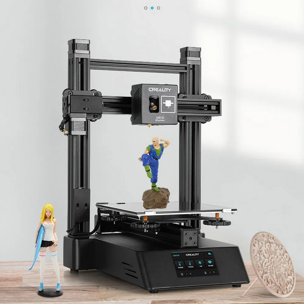 3D принтер 3 в 1 Новый для самостоятельной сборки с модернизированным сенсорным TFT