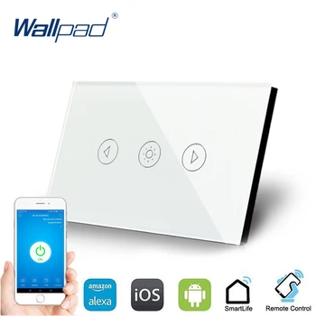 

Dimmer WIFI Control Touch Switch Wallpad US Wall Switch Crystal Glass Panel Smart Home Alexa Google home IOS Android