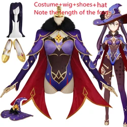 Game Genshin Impact Mona Megistus Astral Reflection Cosplay Costume Special Cute Enigmatic Astrologer