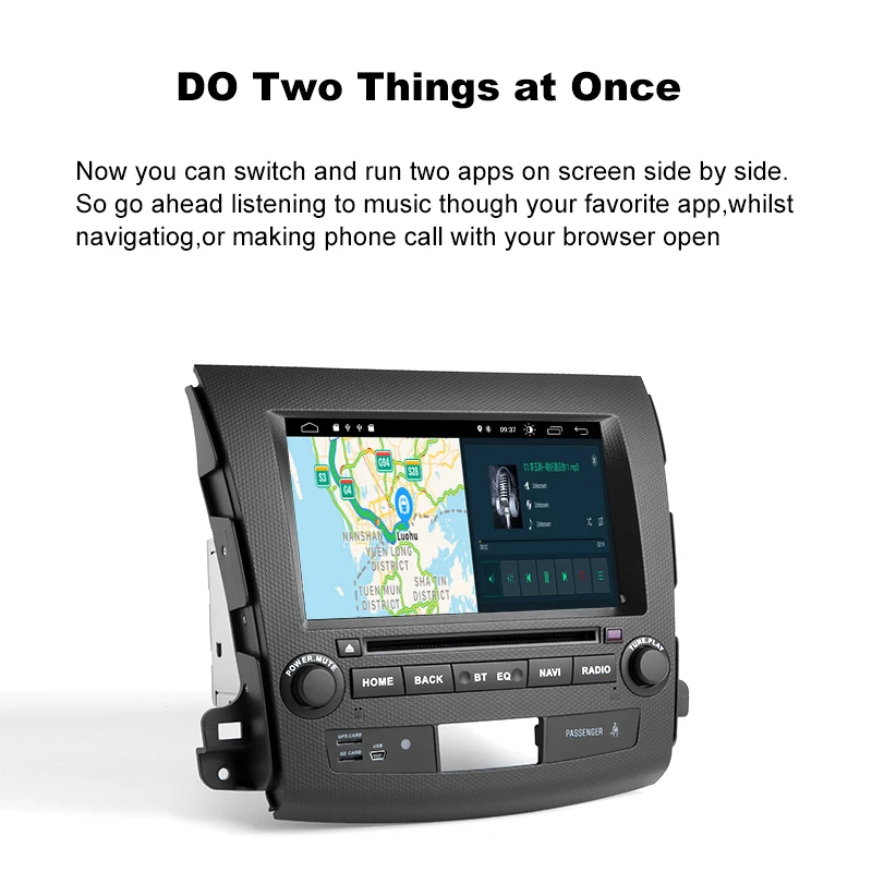 Clearance Xonrich 2 Din Android 9.0 Car Multimedia Player For Mitsubishi Outlander 2007-2011 AutoRadio GPS Navigation DVD Audio Wifi 4G 4