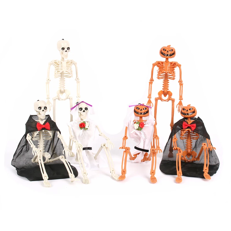 

40CM Halloween Party Skeleton Decoration Simulation Human Skeleton Model Anatomy Learning Art Sketch Chamber Haunted House Props