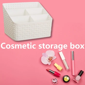 

PP Pen Holder Box Makeup Rack Multi-grid Cosmetics Nail Polish Jewelry Brush Storage Case for Office Stationery Organizer