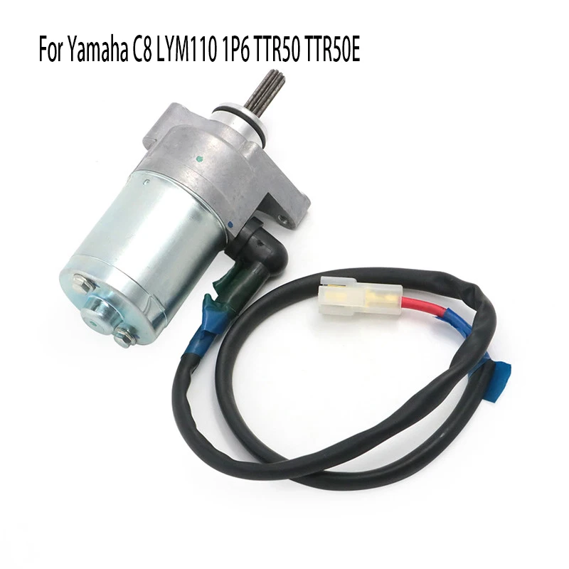 

12V Volt Motorcycle Engine Starter Motor For Yamaha Dirt Bike C8 LYM110 1P6 TTR50 TTR50E 2006 - 2011 2010 2009 2008 2007