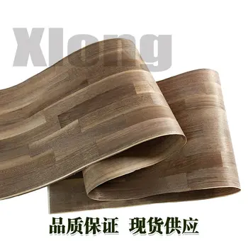

L:2.5Meters Width:400mm Thickness:0.2mm Natural Black Walnut Skin Black Walnut Natural Splicing Integrated Leather Solid Wood