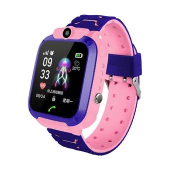 

New Waterproof Q12 Smart Watch Multifunction Children Digital Wristwatch Baby Watch Phone For IOS Android Kids Toy Gift