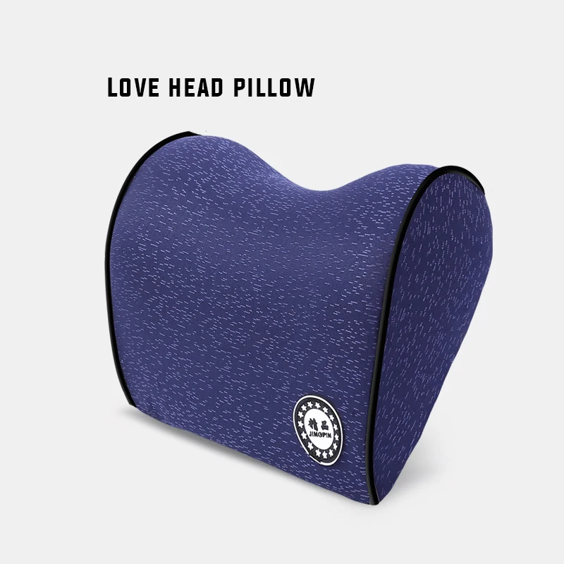 

1PCS Car Headrest Neck Pillow for seat chair in auto Memory Foam cotton mesh cushion Fabric Cover soft Head rest travel support