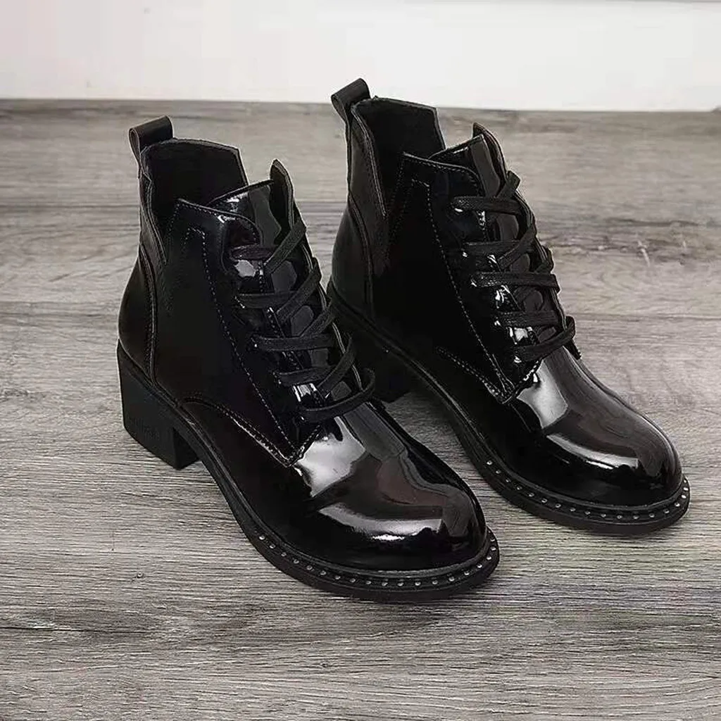Women's Boots Winter Strap Knee Bootie Lace Up Warm Causal Solid Shoes Woman Women zapatos de mujer | Обувь