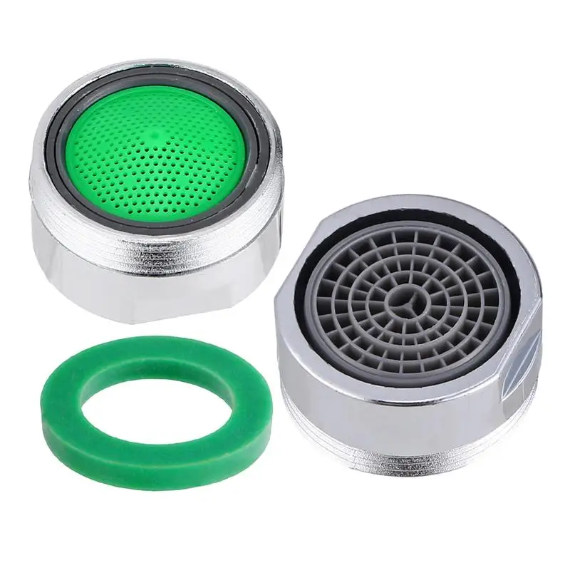 

6pcs Faucet Nozzle Filter Small Threaded Plastic Aerator Faucet Bubbler Sprayer Water Saving Filter Net For Kitchen Bathroom