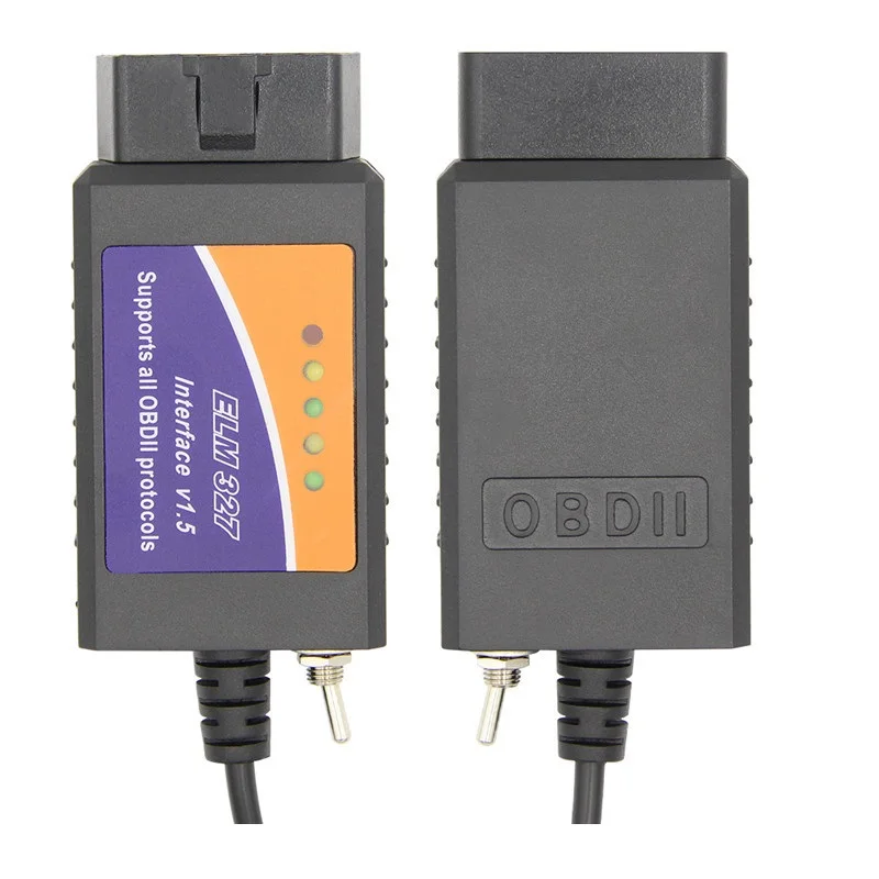 ELM327 V1.5 PIC18F25K80 для FORScan ELM327 USB для Ford Forscan foccus ELM327 V1.5 USB переключатель OBD2 автомобильный диагностический сканер инструмент