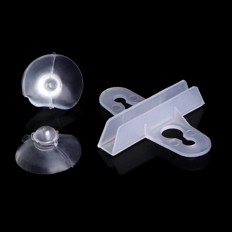 5pcs Aquarium Fish Tank Divider Suction Cup Divider Plastic Sheet Holder Set New Q1QC aquarium accessories aquarium divider board