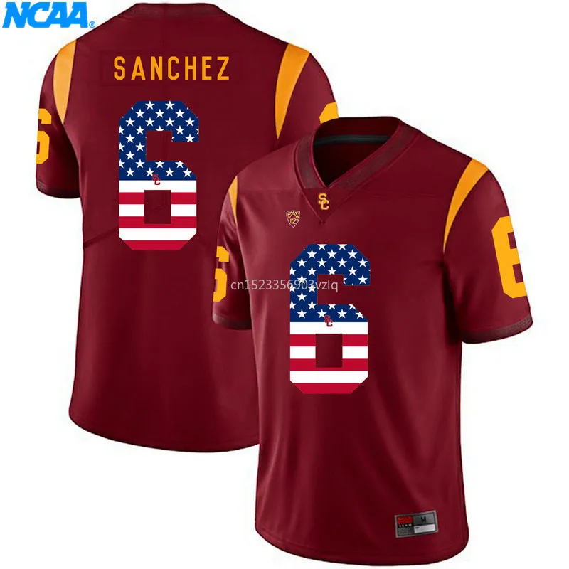Новое поступление высокое качество Mark Sanchez#6 Marqise Lee#9 футболка ограниченной серии Майки S-XXXL