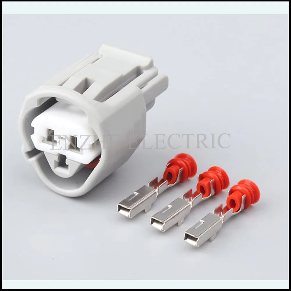 

100SET DJ7037Y-2.2-21 car female cable connector terminal 3 pin connector automotive Plug socket wire cable connector plug