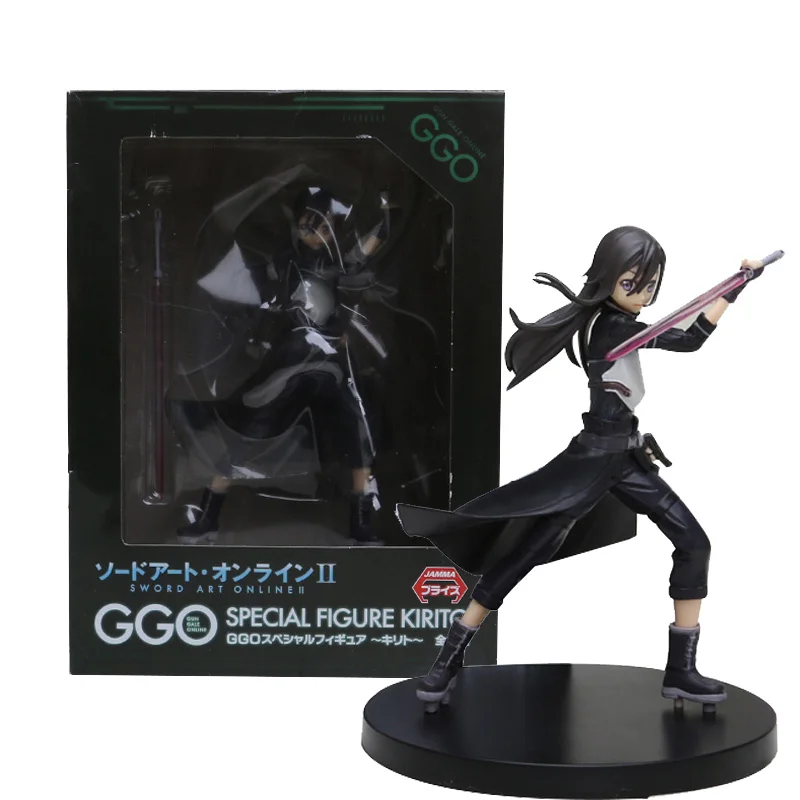 17cm SAO Action Figure Kirigaya Kazuto Kirito Gun Gale Online GGO Sword Art Online Figure Collection Model brinquedos Toys 17cm SAO Action Figure Kirigaya Kazuto Kirito Gun Gale Online GGO Sword Art Online Figure Collection Model brinquedos Toys