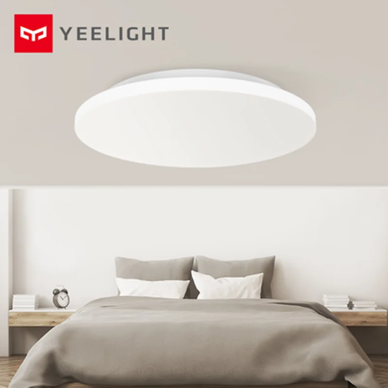 Xiaomi Yeelight светодиодный потолочный светильник 420 мм пульт дистанционного управления 24 Вт 3 передач Регулируемый пылезащитный потолочный светильник для гостиной спальни
