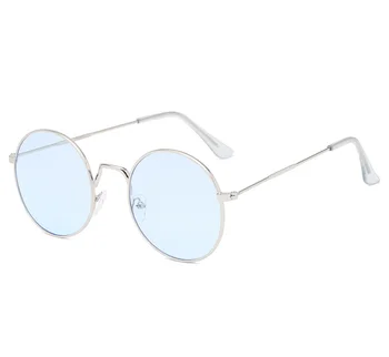 

2020 Vintage Women's Glasses Round-Frame Metal Sunglasses Trend Personality Eyewear Gafas De Sol Sun glasses UV400 Driving
