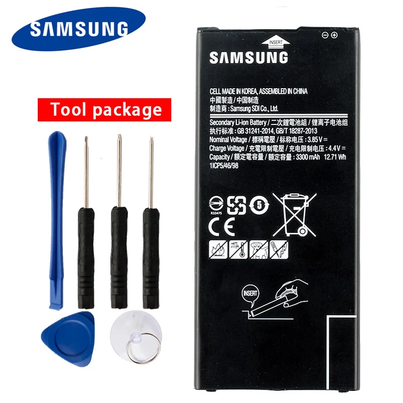 Оригинальный samsung высококачественный EB-BG610ABE аккумулятор для Galaxy J7 2016 Edition ON7 G6100