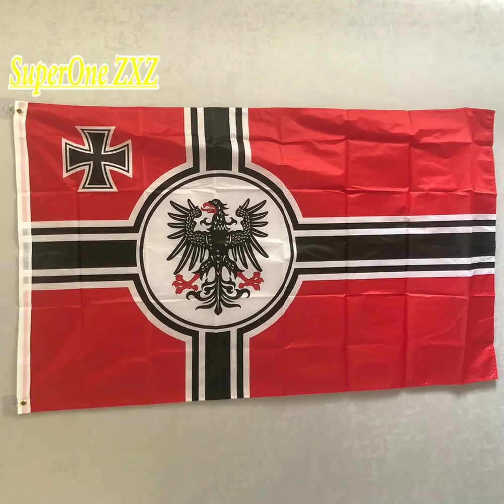 ZXZ German Empire flag 90X150cm DK Reich From 1903 To 1918 Iron Cross First World War Germany Army Flag | Дом и сад