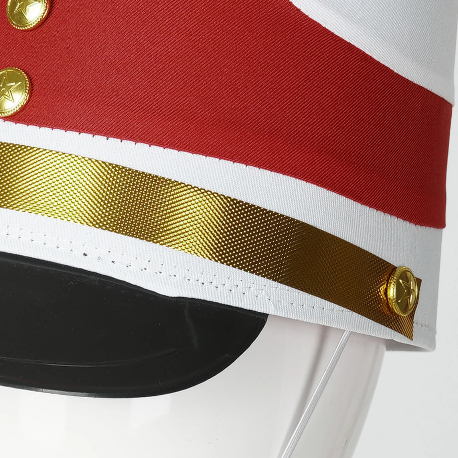 Kids Marching Band Hat Children Drum Band Hat Drum Major Team Honor Royal Guard Costume Accessories Halloween Cap Halloween Hat