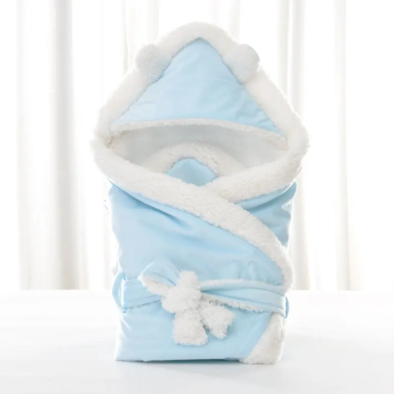 Уличное мягкое зимнее одеяло-коляска для новорожденных; теплые плотные спальные мешки; спальный мешок для маленьких детей