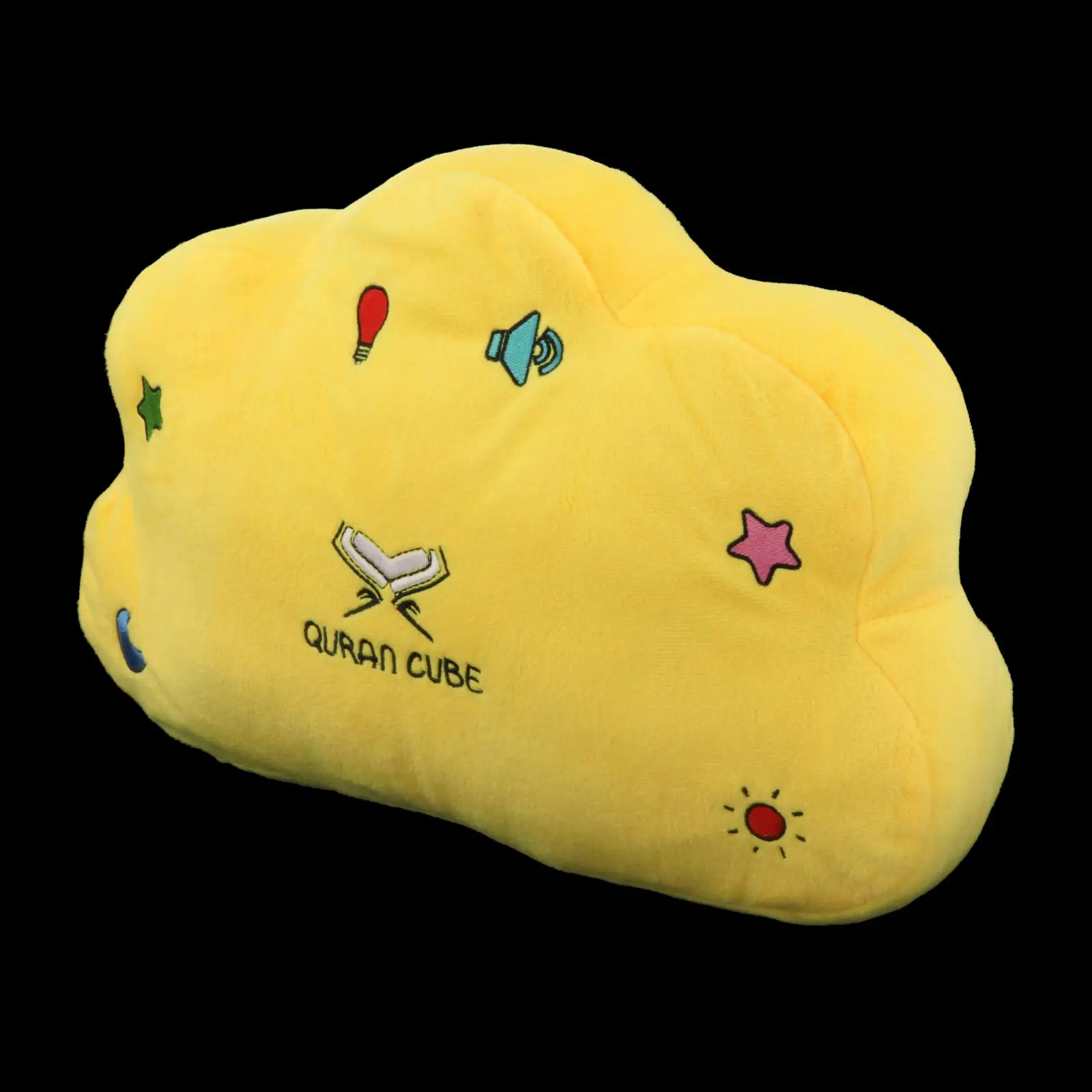 Quran Dua Pillow Speaker with Light & Sound Cloud Islam Quran Talking Islamic Doll Toy Muslim Prayer Baby Gift Eid