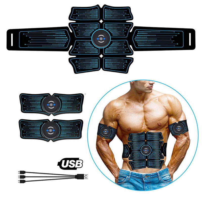Abdominal Trainer ABS EMS Slim Muscle Stimulator Hip Toner Toning Fitness Belt