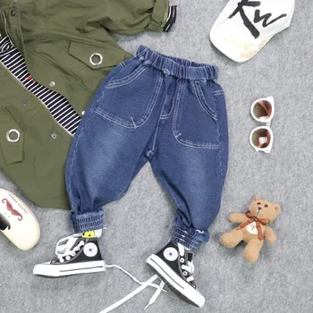 

2-8Y new 2019 autumn boys denim pants fashion style spring autumn boys jeans kids clothing kids boys jeans