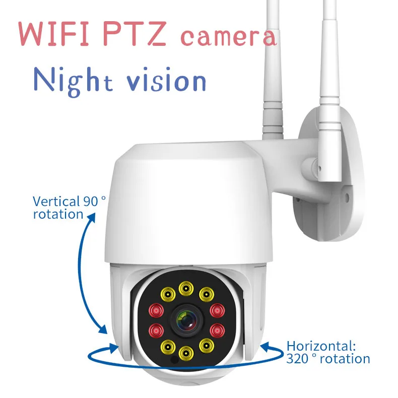 ourdoor-camera New Model EC101 360 degree Rotation PTZ Wifi-Camera 1080P Wireless Network Home Security CCTV Camera 360eye video |