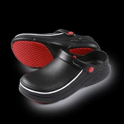 Slip On Resistant Kitchen Shoes Chef Clogs Multifunctional Restaurant Garden Safety Work Medical Shoes For Men Women size 36-45