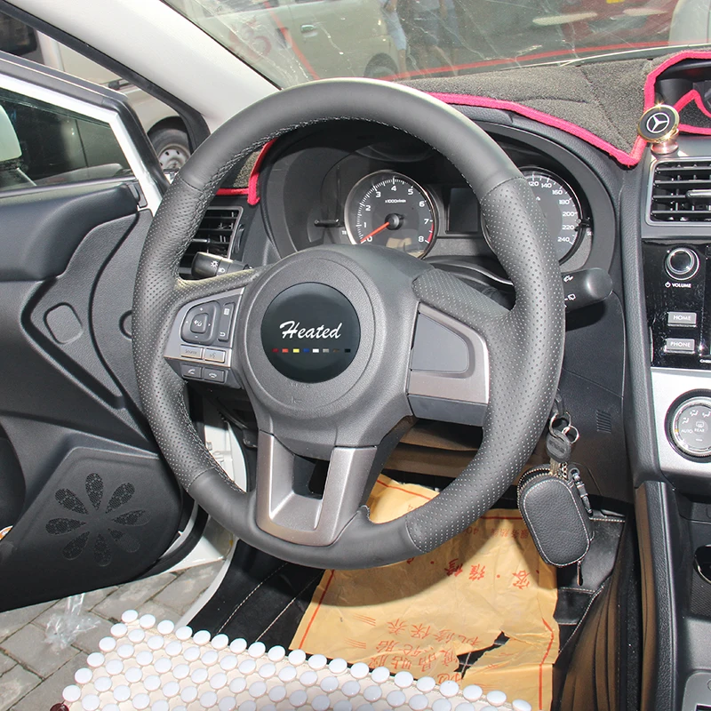 Оплетка на руль автомобиля из кожи Nappa для Subaru outback оплетка руль|steering wheel cover|auto