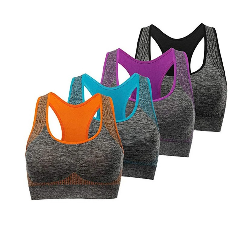 

Summer hot sale women's vest sports yoga vest gradient color vest elastic comfortable top running fitness sports top women 2020