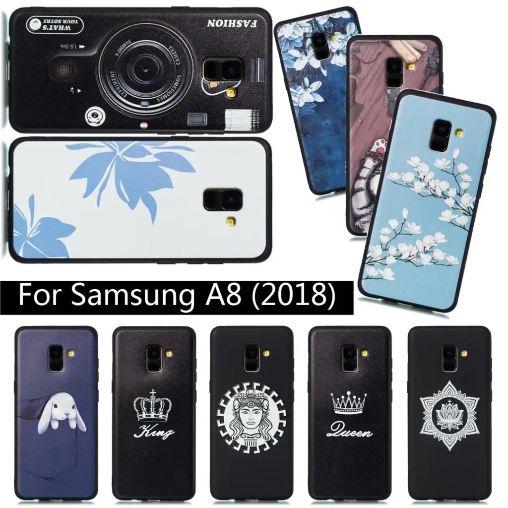 Soft TPU Silicone Case For Samsung Galaxy A8 2018 A530 A530F Mobile Phone Cover Fundas A 8 530F Cases |
