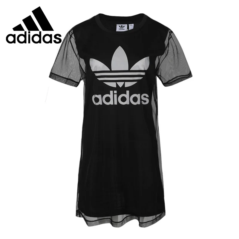 Новое поступление Оригинальная футболка Adidas Original платье женские футболки
