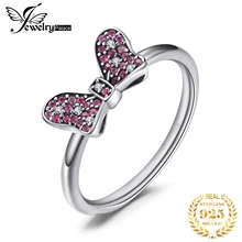 Jewelrypalace стерлингового серебра 925 gliter бабочка узел кольцо