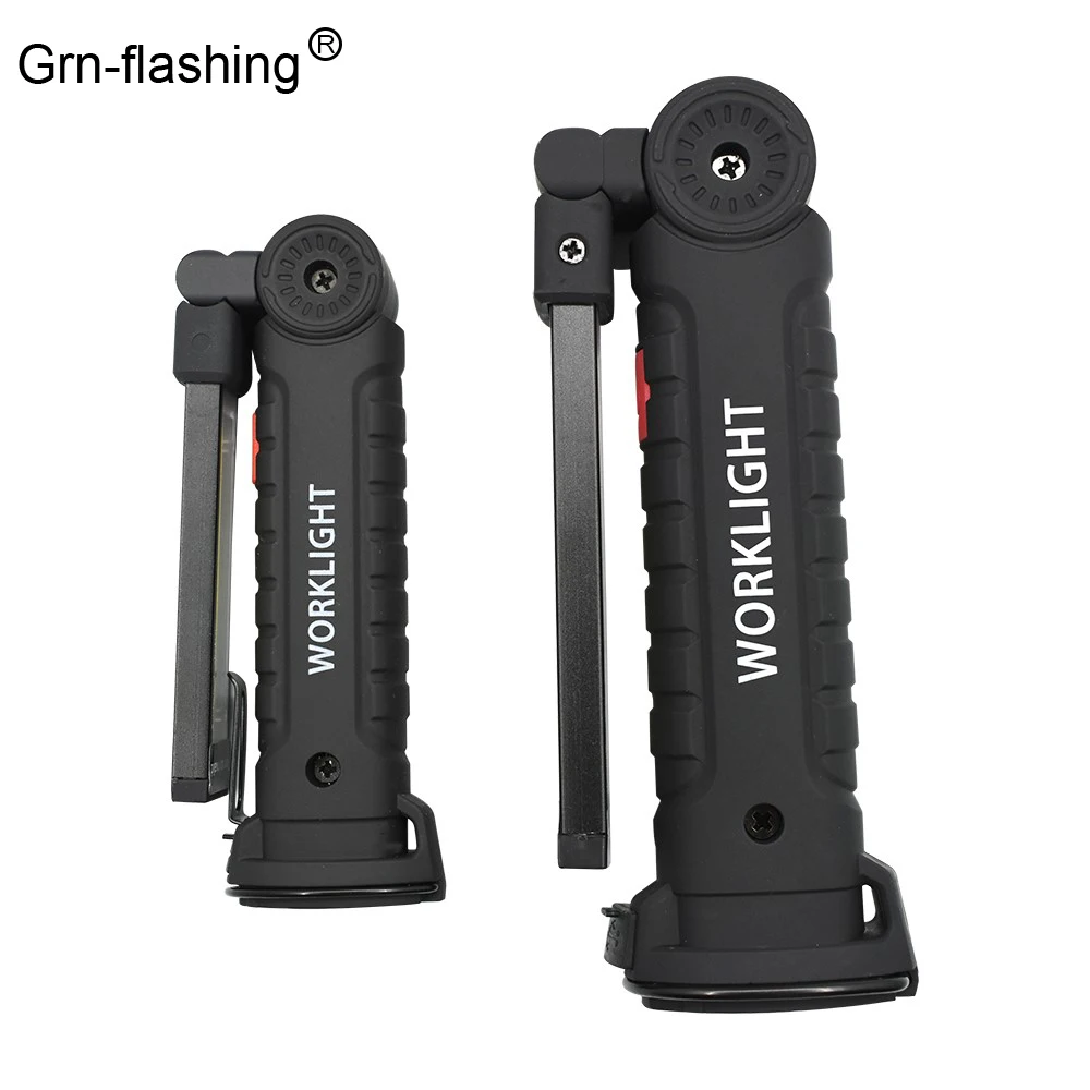 

LED work light outdoor camping lamp USB charging three-level dimming with flashing folding multi-function emergency lights