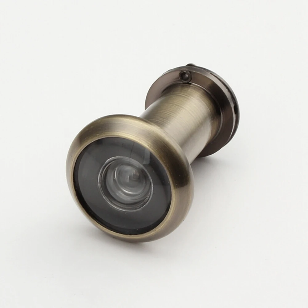 

Security Door Eye Hole Peephole Zinc Alloy Viewer Plastic Lens 180° Peep Sight