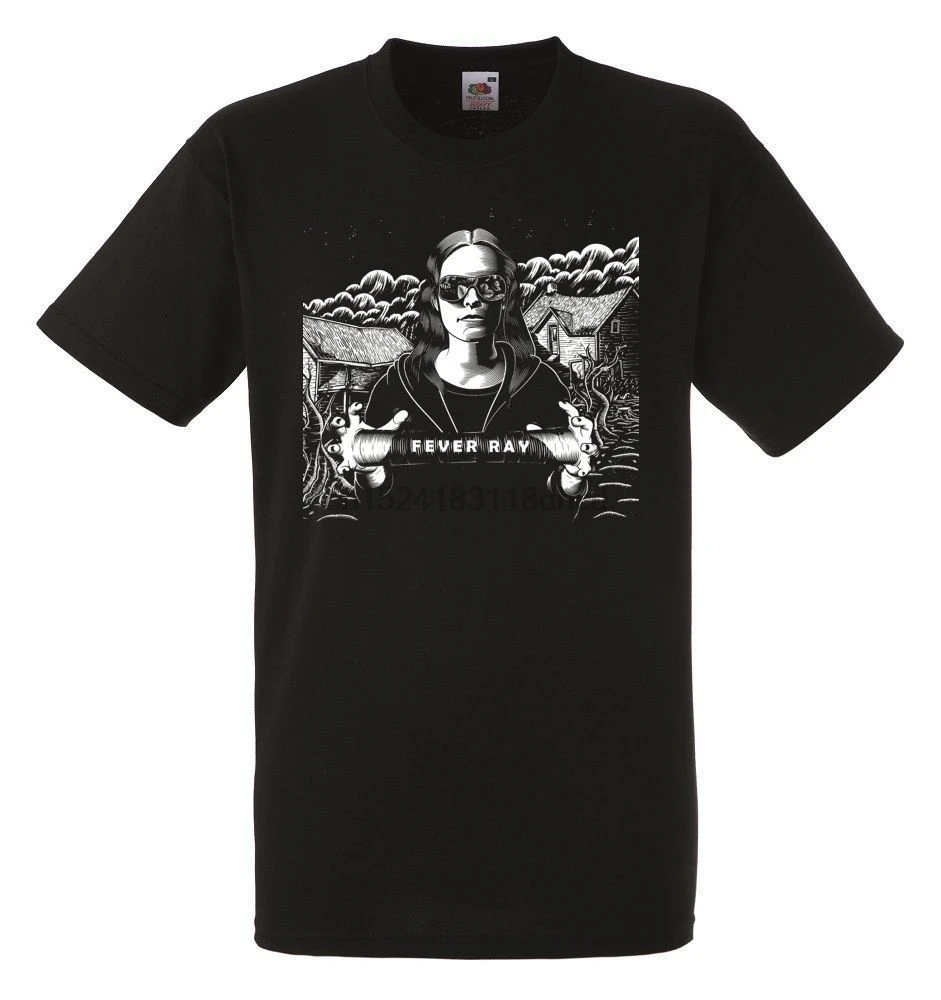 Fever Ray Логотип Черная новая футболка фрукты ткацкого станка все размеры | Мужская