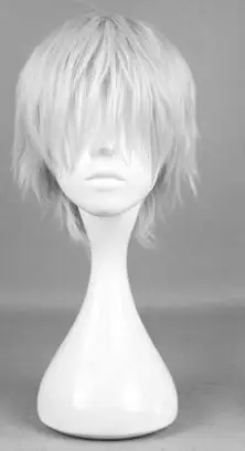 Одежда с надписью «Tokyo Ghoul Косплэй Косплей Ken kaneki костюм комбинезон наряд куртка комплект костюмы для рождества Хэллоуина для Для мужчин для взрослых - Цвет: wig