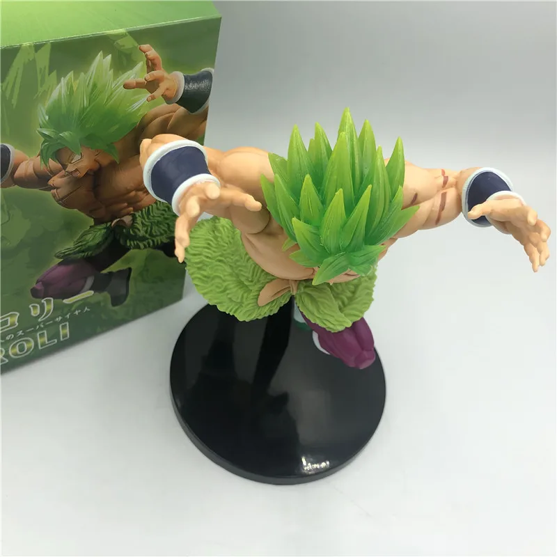 Фильм Ver. Dragon Ball Z Super Broly Super Saiyan Green Roaring Ver. Против Гоку ПВХ Фигурки Модель DBZ 23 см