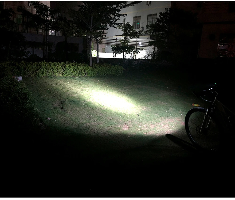 5200mAh MTB Front Light Bicycle Light 2 Holder Mount T6/L2 LED Flashlight  as Power Bank Bike with Taillight Gift Waterproof