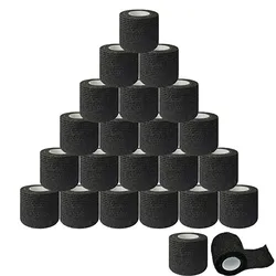 10/20/50PCS Black Tattoo Grip Bandage Cover Wraps Tapes Nonwoven Waterproof Self Adhesive Finger Protection Tattoo Accessories
