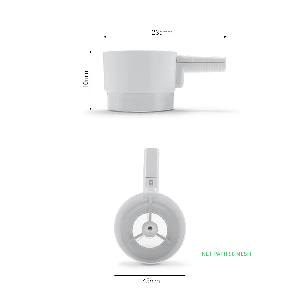 Пластиковая форма чашки механическое для муки сито электрической муки сито шейкер сито для муки глазурь шейкер для сахара Электрический инструмент для выпечки B4
