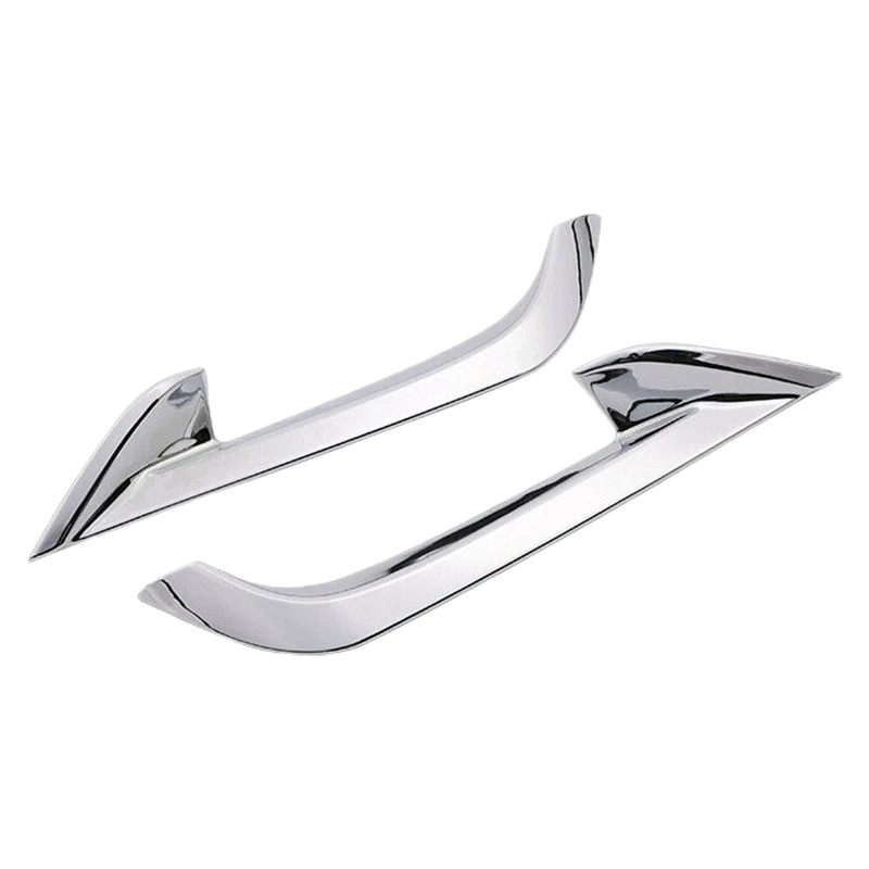 2Pcs Car Silver Rear Bumper Fog Light Lamp Cover Trim for Toyota Avalon 2019-2020 | Автомобили и мотоциклы