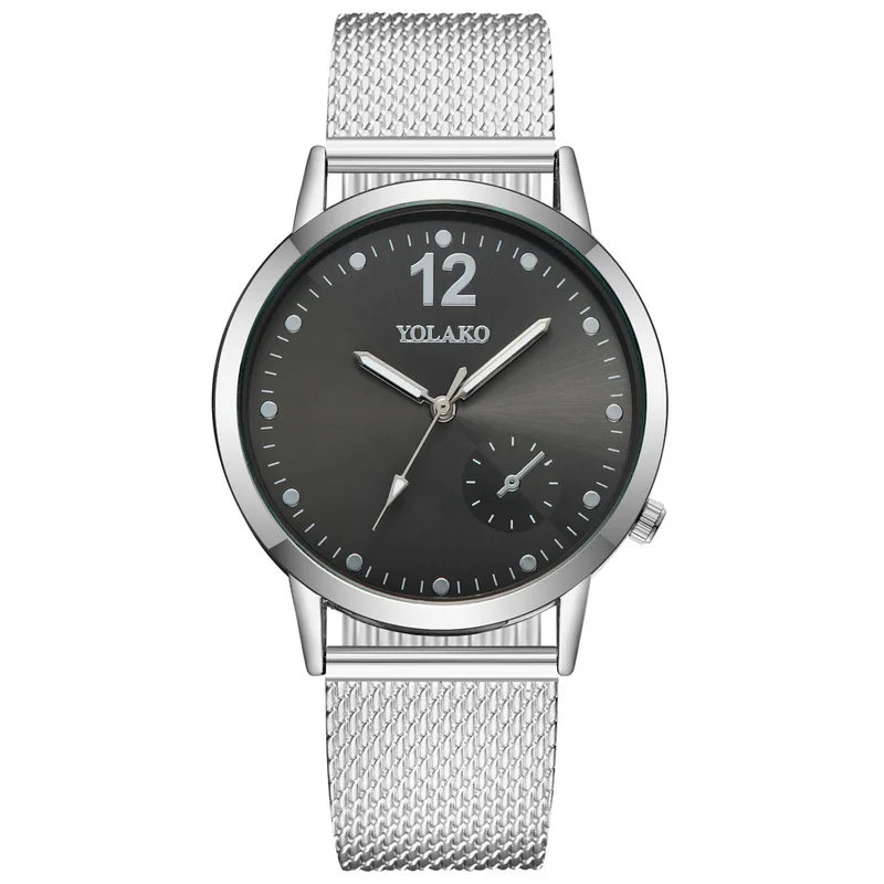 

2020 Real Promotion Ms Alloy Net Woven Steel With Big Dial Quartz Watch Fashion Nick Leisure Watches