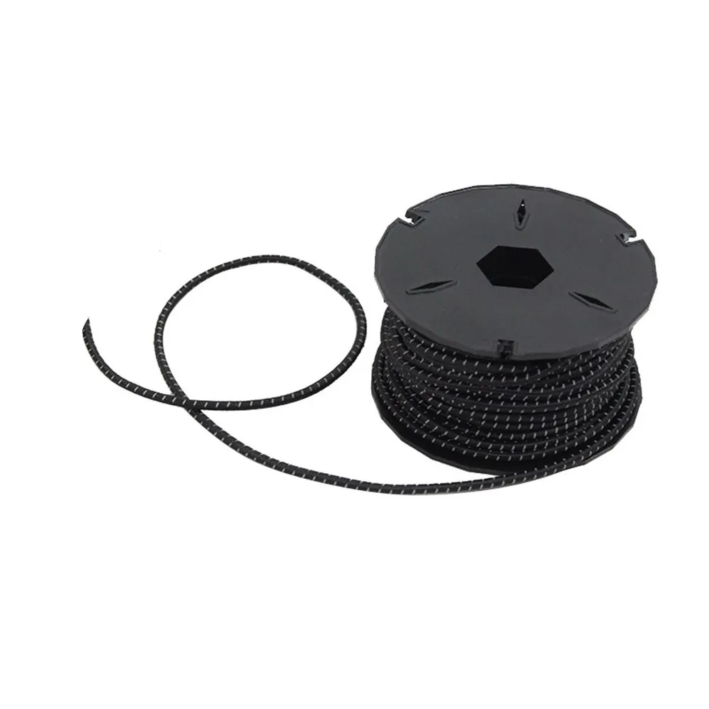 

Многофункциональная эластичная веревка для кемпинга на открытом воздухе, светоотражающая эластичная веревка 3 мм x 15 метров, внешняя рукоделие, грузовые сетки