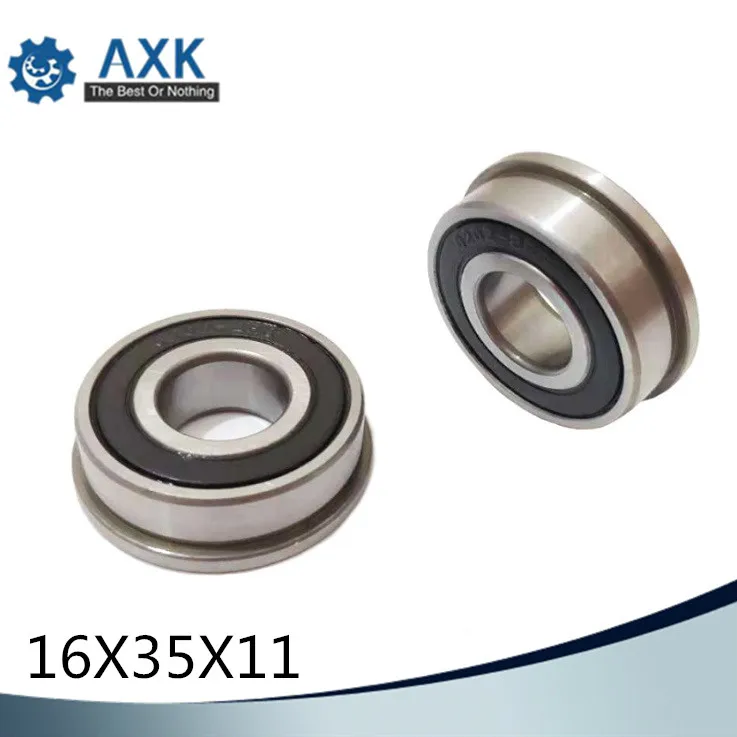 Wheelbarrow Bearing 16x35x11mm ( 1 Pc ) Garden Trolley Ball Bearings With Flanged
